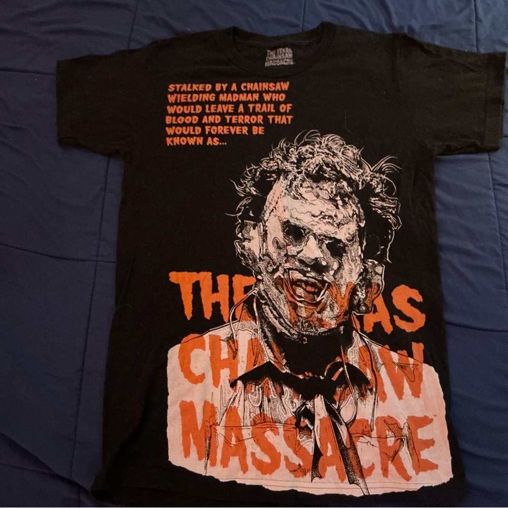 🚫SOLD🚫 The Texas Chainsaw Massacre Leatherface Horror Movie T-Shirt